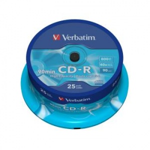 VERBATIM CD-R 90 40x CB/25