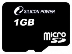 1GB ����� ������ Transflash Silicon Power + 2 ADP (mini SD, SD)