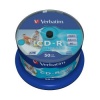 VERBATIM CD-R 80 52x DL+ CB/50 Full Ink Print