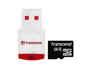 16GB ����� ������ Transcend MicroSDHC class2 + ����� MicroSD 