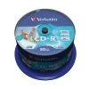 VERBATIM CD-R 80 52x DL+ CB/50 Full Ink Print ID