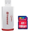 16GB SDHC Card Transcend (Class2) + Reader P2 (SD/MMC) 16GB SDHC Card Transcend (Class2) + Reader P2 (SD/MMC)