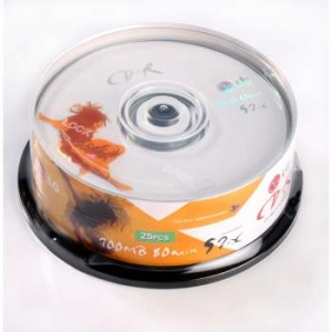 LG CD-R 80 52x CB/25